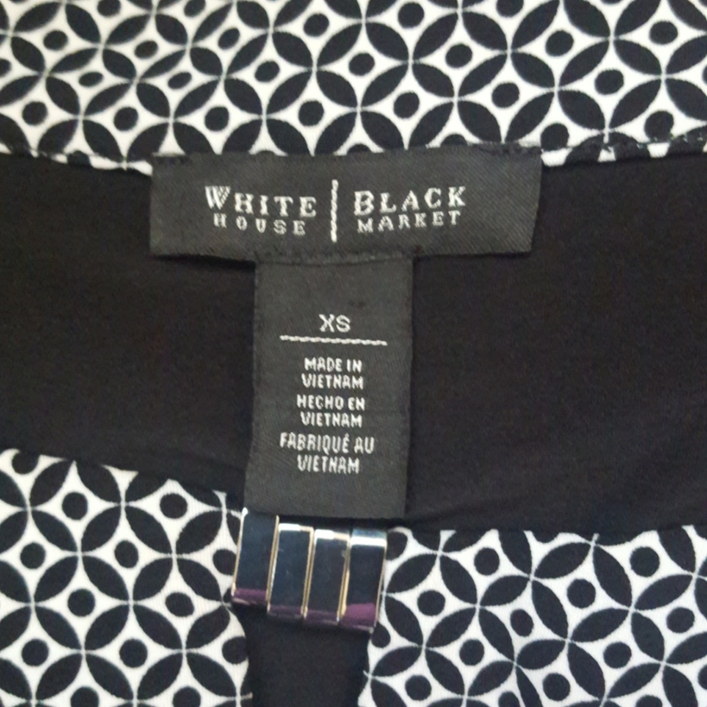❤HP❤NWOT WHBM Black & White Dress❤ - Picture 12 of 12